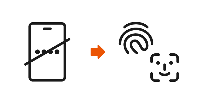 au IDログインの簡単さを説明する画像